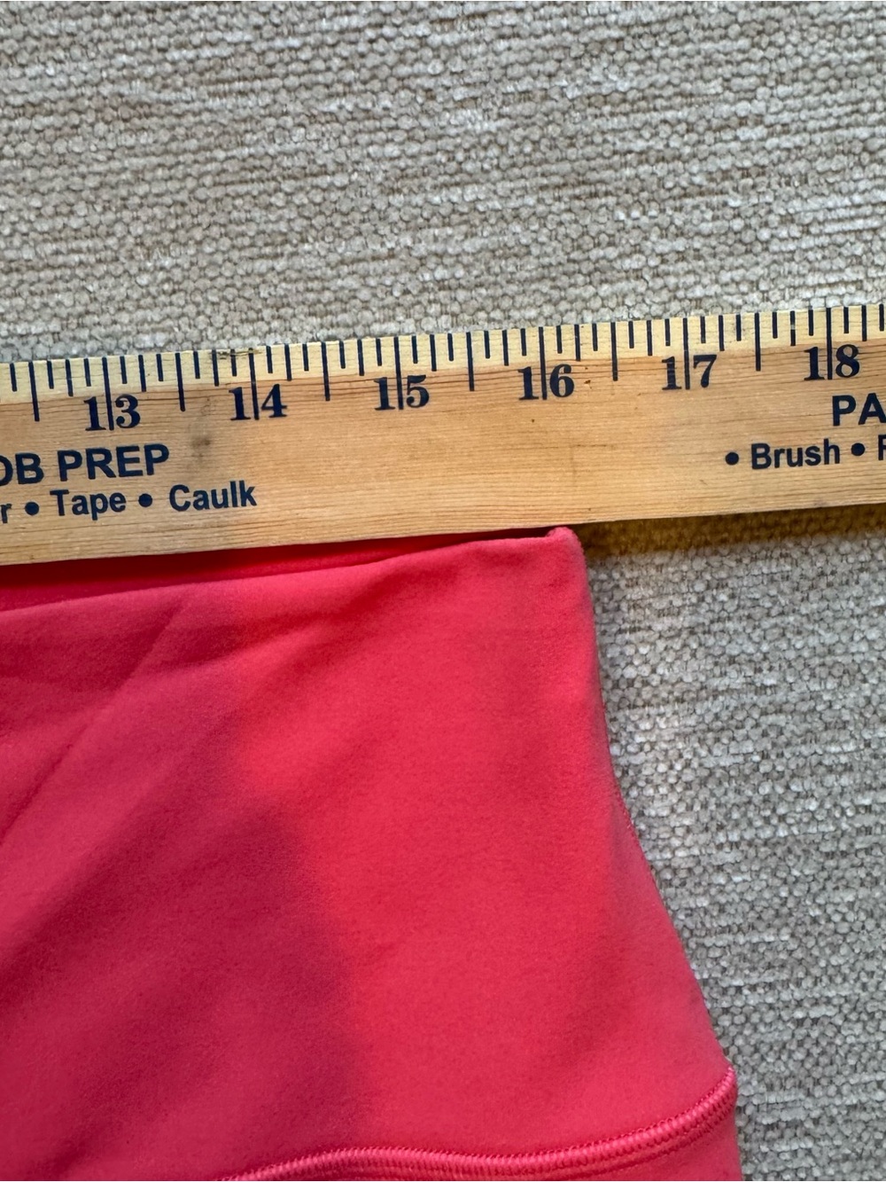 Lululemon Women’s Pink High-Rise Cropped Align Leggings, Size 16 - Picture 6 of 7